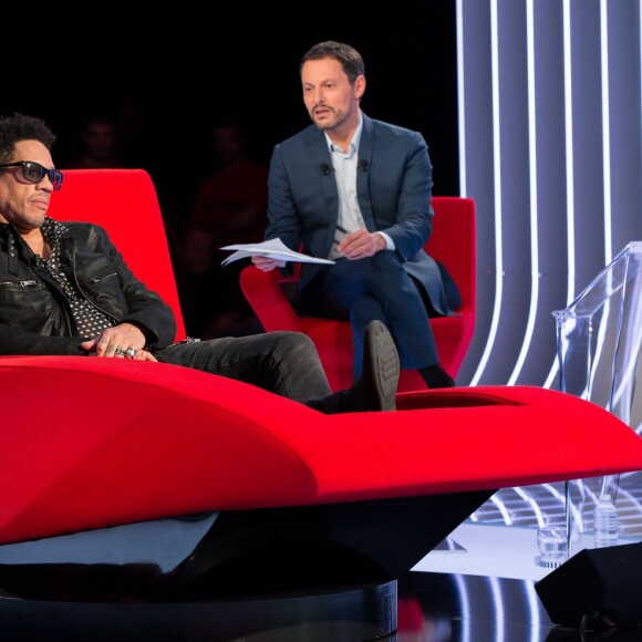 Exclusif - Enregistrement de l'émission "Le Divan" présentée par Marc-Olivier Fogiel avec JoeyStarr en invité, qui sera diffusée le 31 mai sur France 3. Le 13 mai 2016 © Romuald Meigneux / Bestimage