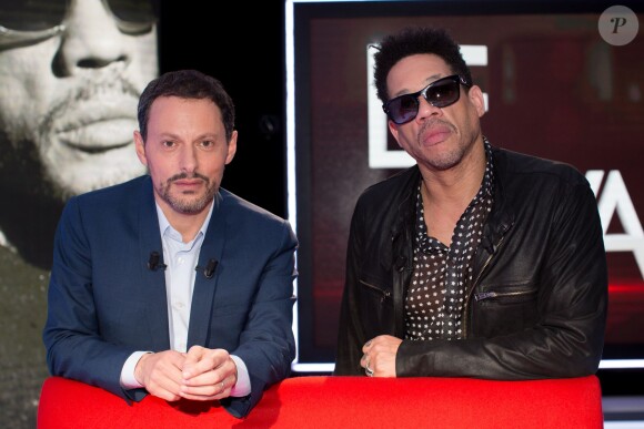 Exclusif - Enregistrement de l'émission "Le Divan" présentée par Marc-Olivier Fogiel avec JoeyStarr en invité, qui sera diffusée le 31 mai sur France 3. Le 13 mai 2016 © Romuald Meigneux / Bestimage