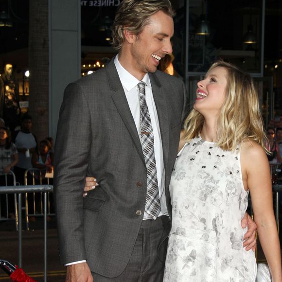 Dax Shepard, Kristen Bell enceinte à la Première du film "This Is Where I Leave You" à Hollywood le 15 septembre 2014.