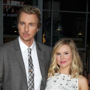 Dax Shepard, Kristen Bell enceinte à la Première du film "This Is Where I Leave You" à Hollywood le 15 septembre 2014.