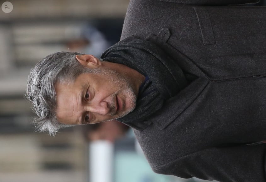 Antoine de Caunes - Obsèques de André Rousselet en la Basilique Sainte-Clotilde de Paris le 2 juin 2016.02/06/2016 - Paris