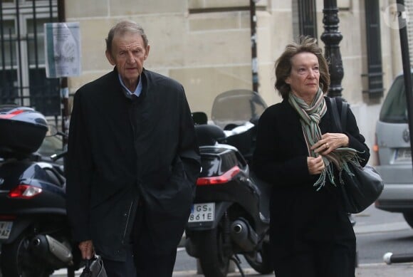 Etienne Mougeotte - Obsèques de André Rousselet en la Basilique Sainte-Clotilde de Paris le 2 juin 2016.02/06/2016 - Paris