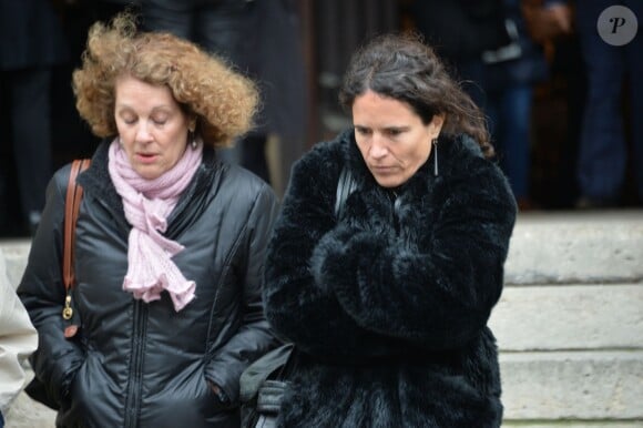 Mazarine Pingeot à la sortie des obsèques de André Rousselet en la Basilique Sainte-Clotilde de Paris le 2 juin 2016.02/06/2016 - Paris