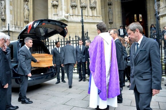 Obsèques de André Rousselet en la Basilique Sainte-Clotilde de Paris le 2 juin 2016.02/06/2016 - Paris