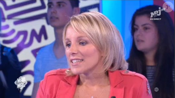 Myriam Abel dans le Mad Mag de NRJ12, le 2 juin 2016.