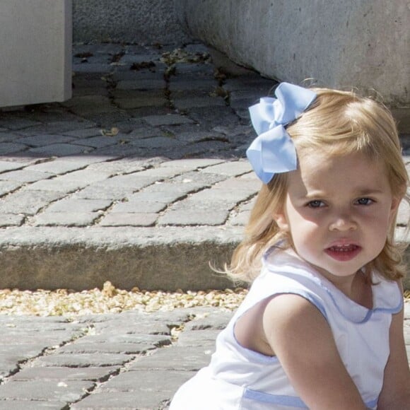 La princesse Madeleine de Suède avec son mari Christopher O'Neill et leur fille la princesse Leonore lors d'une visite dans le Gotland à Visby le 3 juin 2016.  Visit to Gotland of Princess Madeleine and Christopher O'Neill and their daughter Princess Leonore in Visby on June 3, 2016.03/06/2016 - Visby