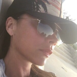 Victoria Beckham en vacances en famille en Grèce en juin 2016.