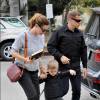 Jennifer Garner emmène son fils Samuel (déguisé en Samurai) à l'église à Los Angeles, le 5 juin 2016