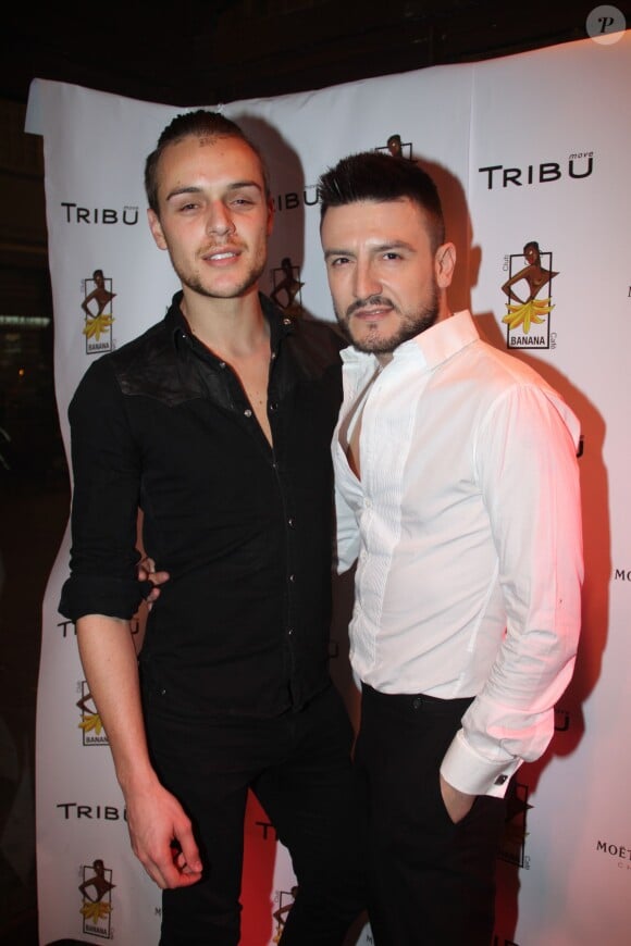 Michal Kwiatkowski et Maxim Assenza - Soirée d'inauguration du Club Banana Café à Paris, le 21 mars 2016. © Philippe Baldini/Bestimage