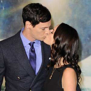 Benjamin Walker et Kaya Scodelario à la première du film "Au coeur de l'océan" à Londres, le 2 décembre 2015