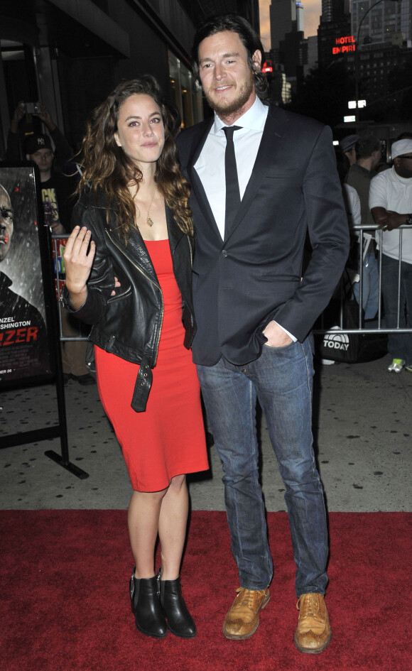 Benjamin Walker, Kaya Scodelario - Arrivée des people à la première du film "Equalizer" à New York, le 22 septembre 2014.