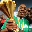  Stephen Keshi lors de la victoire du Nigéria en finale de la CAN 2013, le 11 février 2013 à Johannesburg. L'ancien capitaine et sélectionneur des Super Eagles est mort à 54 ans dans la nuit du 7 au juin 2016. 