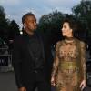 Kanye West et sa femme Kim Kardashian - Arrivées des invités au dîner de gala de "The Vogue 100" à Hyde Park, Londres le 23 mai 2016.