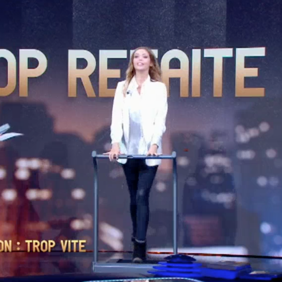 Nabilla dans "Action ou vérité" présentée par Alessandra Sublet sur TF1, le 10 juin 2016.