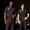 Catherine Dent et Michael Jace dans The Shield.