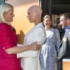 La princesse Mette-Marit de Norvège et la princesse Victoria de Suède ont été accueillies le 13 juin 2016 au EAT Stockholm Food Forum par le Dr. Gunhild Stordalen, présidente-fondatrice de la Fondation EAT, qui a prononcé le discours d'ouverture de l'événement.