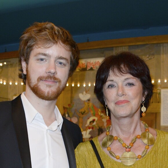 Anny Duperey et son fils Gaël Giraudeau - Soirée de la 28ème Nuit des Molières au théâtre des Folies Bergère à Paris. Le 23 mai 2016 © Coadic Guirec / Bestimage