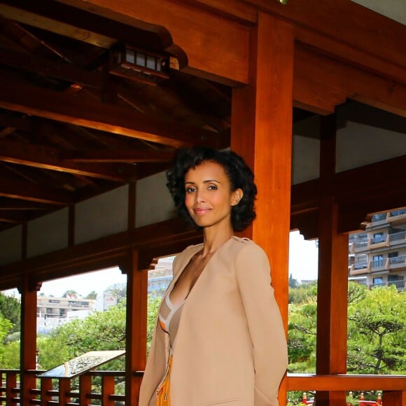 Rendez-vous avec Sonia Rolland dans le Jardin Japonais de Monaco lors du 56ème Festival de télévision de Monte-Carlo, le 13 juin 2016. © Pool Festival TV Monaco/Bestimage