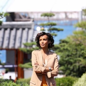 Rendez-vous avec Sonia Rolland dans le Jardin Japonais de Monaco lors du 56ème Festival de télévision de Monte-Carlo, le 13 juin 2016. © Pool Festival TV Monaco/Bestimage