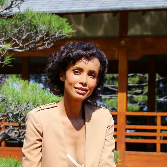 Rendez-vous avec Sonia Rolland dans le Jardin Japonais de Monaco lors du 56ème Festival de télévision de Monte-Carlo, le 13 juin 2016. © Pool Festival TV Monaco/Bestimage