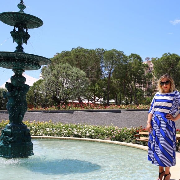 Rendez-vous avec Marilou Berry à la Roseraie Princesse Grace lors du 56ème Festival de télévision de Monte-Carlo, le 13 juin 2016. © Pool Festival TV Monaco/Bestimage