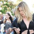 Khloe Kardashian, Kendall Jenner et Scott Disick sont allés déjeuner au restaurant "Il Pastaio" à Beverly Hills. Le 13 juin 2016
