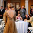 La princesse Charlene de Monaco lors du cocktail organisé le 14 juin 2016 dans la cour du palais princier en marge du 56e Festival de Télévision de Monte-Carlo. © Pool Festival TV Monaco / BestImage