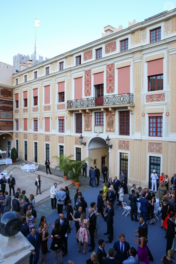 Cocktail organisé le 14 juin 2016 dans la cour du palais princier en marge du 56e Festival de Télévision de Monte-Carlo. © Pool Festival TV Monaco / BestImage