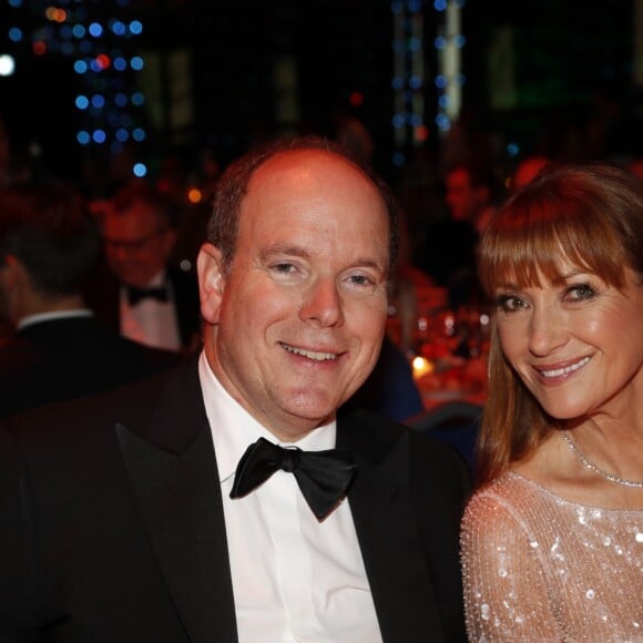 Exclusif - No Tabloïd - No Web No Apps - Le Prince Albert II de Monaco et Jane Seymour pendant la soirée de clôture du 56ème Festival de télévision de Monte-Carlo, le 16 Juin 2016. © Claudia Albuquerque/BestImage  Exclusive - No Tabloïd - No Web No Apps - Closing ceremony during the 56th Monte-Carlo Television Festival in Monte-Carlo, Monaco on June 16th, 2016. © Claudia Albuquerque/BestImage16/06/2016 - Monte-Carlo