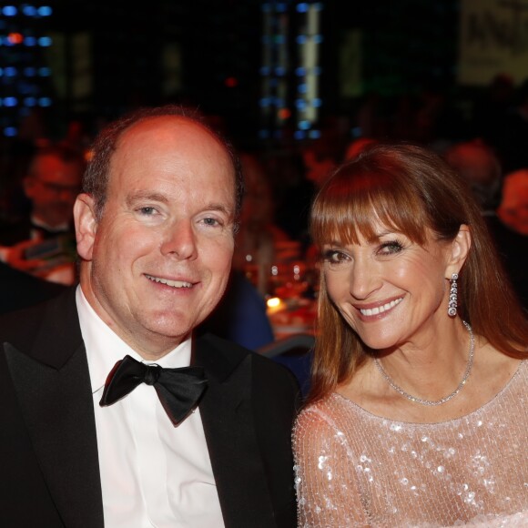 Exclusif - No Tabloïd - No Web No Apps - Le Prince Albert II de Monaco et Jane Seymour pendant la soirée de clôture du 56ème Festival de télévision de Monte-Carlo, le 16 Juin 2016. © Claudia Albuquerque/BestImage  Exclusive - No Tabloïd - No Web No Apps - Closing ceremony during the 56th Monte-Carlo Television Festival in Monte-Carlo, Monaco on June 16th, 2016. © Claudia Albuquerque/BestImage16/06/2016 - Monte-Carlo