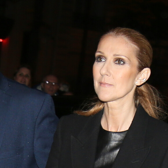 Exclusif - Céline Dion quitte les enregistrements des émissions "M6 Music Show 100% tube 2016" et "Le Grand Show" pour France 2 au studio de la Plaine Saint-Denis le 15 juin 2016.