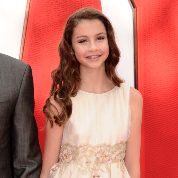 Catherine Zeta Jones, Michael Douglas et leurs enfants Dylan et Carys - Première du film "The Ant-Man" à Londres. Le 8 juillet 2015