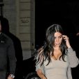 Kim Kardashian et son mari Kanye West quittent le studio de Karl Lagerfeld, puis ils sont allés dîner au restaurant Ferdi et ensuite ils sont allés prendre un verre à l'hôtel Costes avant de retourner chez eux à Paris, France, le 13 juin 2016.