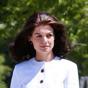 Katie Holmes sur le tournage de la série "The Kennedys: After Camelot" à Toronto, le 16 juin 2016.