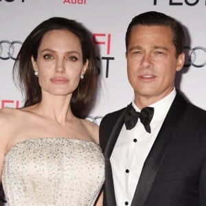 Angelina Jolie et son mari Brad Pitt - Première de "By the Sea" à Los Angeles le 5 novembre 2015 dans le cadre de l'Audi Opening Night Gala.