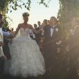 Beatrice Borromeo au mariage de Gio et Oscar, photo Instagram de Chris B.ollo, juin 2016