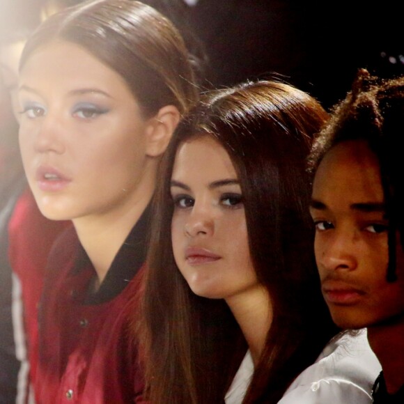 Adèle Exarchopoulos, Selena Gomez et Jaden Smith assistent au défilé Louis Vuitton" à Paris le 9 mars 2016. © François Deshayes / Bestimage