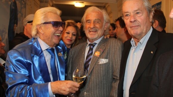 Michou : Entouré de Jean-Paul Belmondo et d'Alain Delon pour une fête arrosée