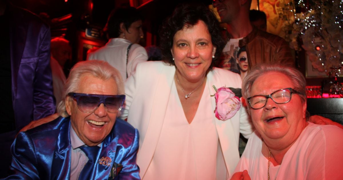 Michou avec sa nièce Catherine Baudelin