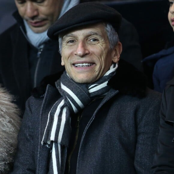 Nagui - People au match de football PSG - Monaco au Parc des Princes le 20 mars 2016. © Cyril Moreau/Bestimage