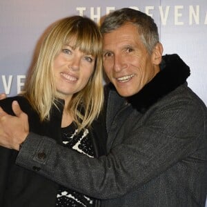 Nagui et sa femme Melanie Page - Avant-première du film "The Revenant" au Grand Rex à Paris, le 18 janvier 2016. © Coadic Guirec/Bestimage