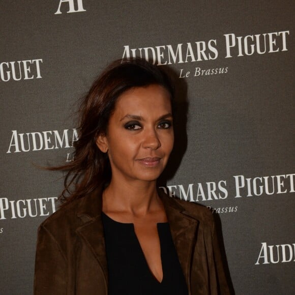 Karine Le Marchand - Inauguration de la boutique Audemars Piguet, 15 rue Royale, et présentation de la nouvelle collection Royal Oak Yellow Gold, à Paris, le 26 mai 2016. © Rachid Bellak/Bestimage