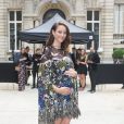 Kaya Scodelario, enceinte, arrive à l'hôtel Salomon de Rothschild pour assister au défilé Valentino. Paris, le 22 juin 2016. © Olivier Borde/Bestimage