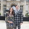 Kaya Scodelario, enceinte, et son mari Benjamin Walker arrivent à l'hôtel Salomon de Rothschild pour assister au défilé Valentino. Paris, le 22 juin 2016. © Olivier Borde/Bestimage