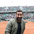 Cyril Hanouna - People dans les tribunes lors du Tournoi de Roland-Garros (les Internationaux de France de tennis) à Paris, le 29 mai 2016. © Dominique Jacovides/Bestimage