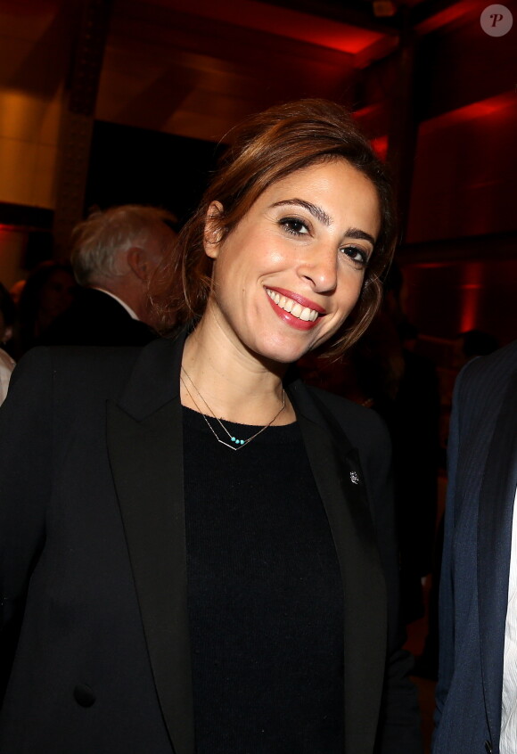 Léa Salamé - Personnalités à la soirée d'anniversaire du site d'informations Atlantico au café Campana au musée d'Orsay à Paris. Le 24 mai 2016 © Dominique Jacovides / Bestimage