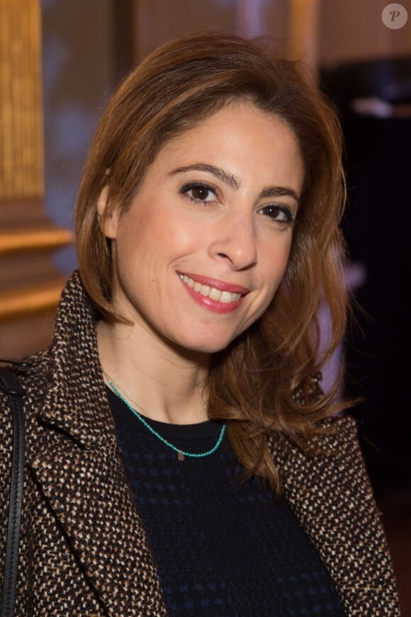 Léa Salamé - 21ème Cérémonie des Lauriers de la Radio et de la Télévision à l'Hôtel de Ville de Paris le 8 février 2016.