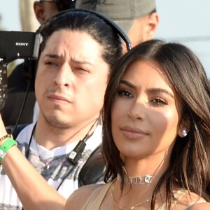 Kim Kardashian à l'avant-première du clip "Famous" de Kanye West au Forum à Inglewood, le 24 juin, 2016.