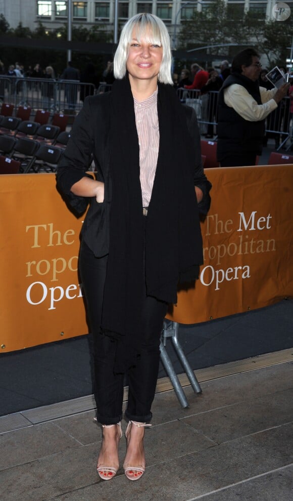 Sia Furler - Soirée Metropolitan Opera Season Opening Night - 'L'Elisir D'Amore' à New York, le 24 septembre 2012