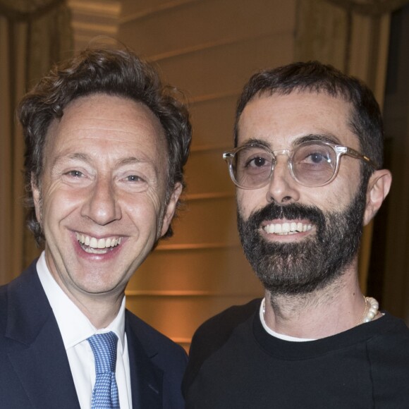 Stéphane Bern et Giambattista Valli - Réouverture de l'hôtel Ritz et présentation de la rénovation de la colonne Vendôme à Paris le 27 juin 2016. © Olivier Borde / Bestimage